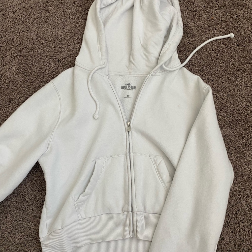 Hollister Cream Fleece Hoodie